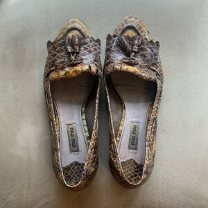 Miu Miu tassel loafers